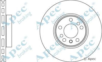 APEC BRAKING dsk2223 -  Тормозной диск